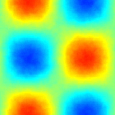 The filtered field (\phi_f)
