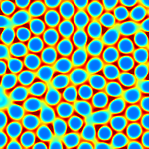 In this plot, we show the spatial distribution of N2 at the final simulated time step.