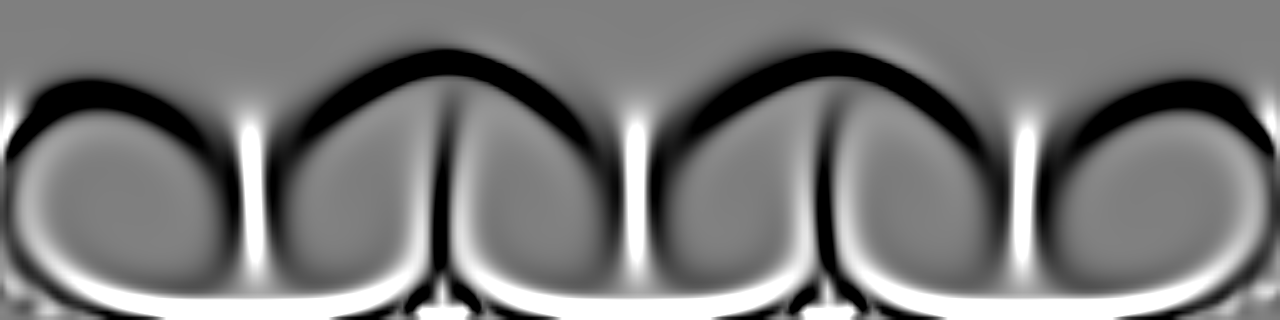 Numerical shadowgraph.